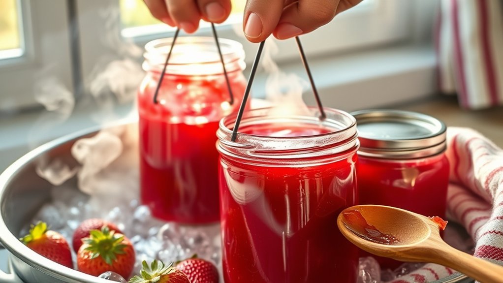 boiling water bath processing