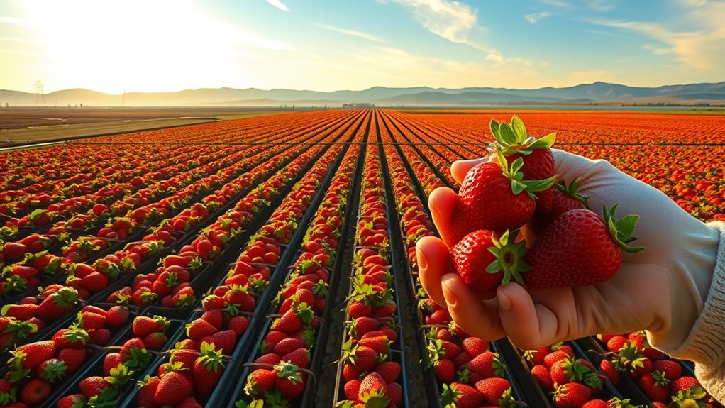 california s year round strawberry production