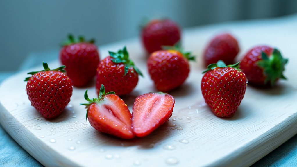 calories in ten strawberries
