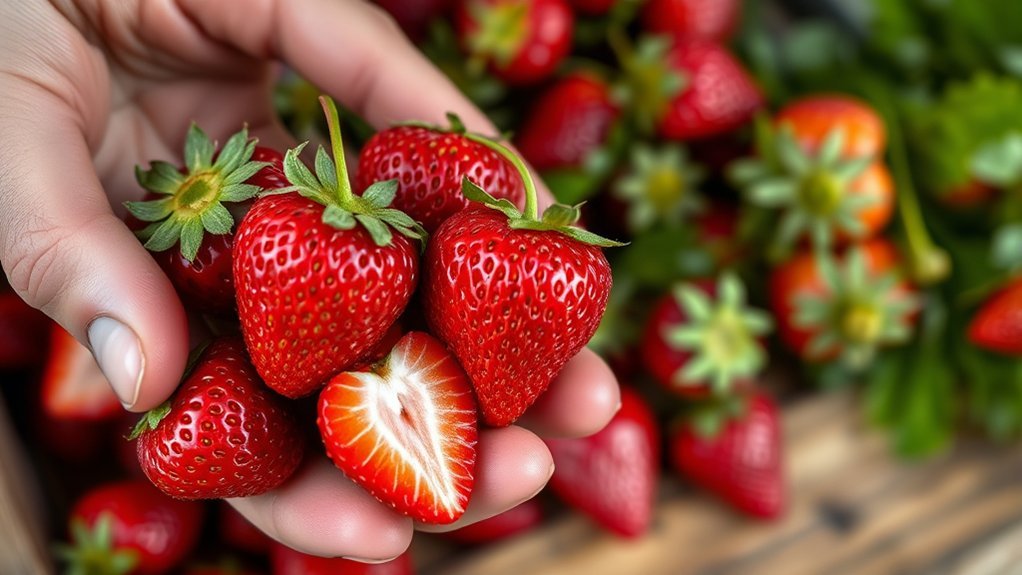 check firmness and aroma