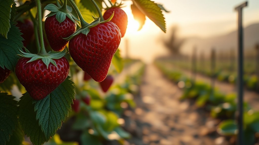 climate influences strawberry timing