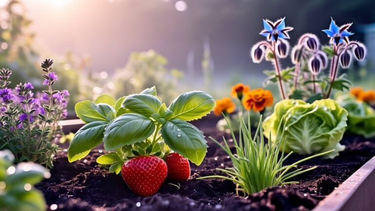 companion plants for strawberries