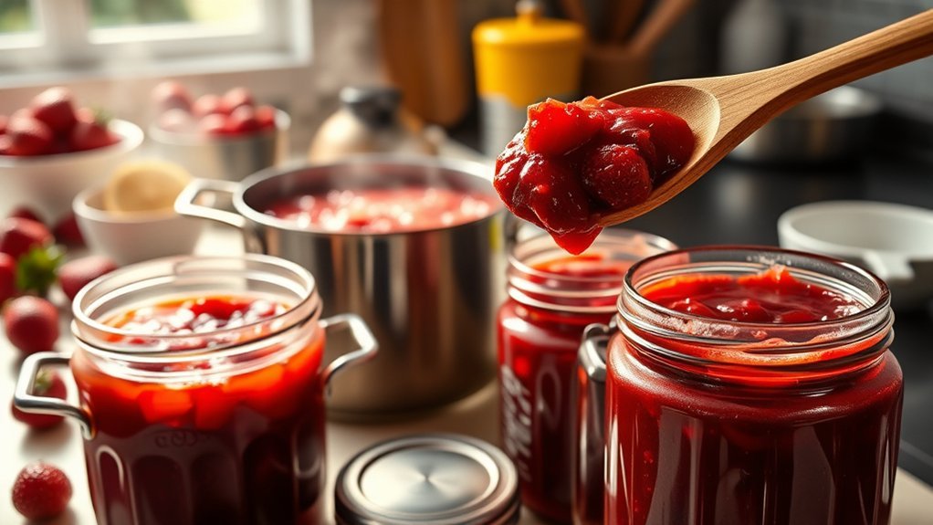 cook jam to consistency