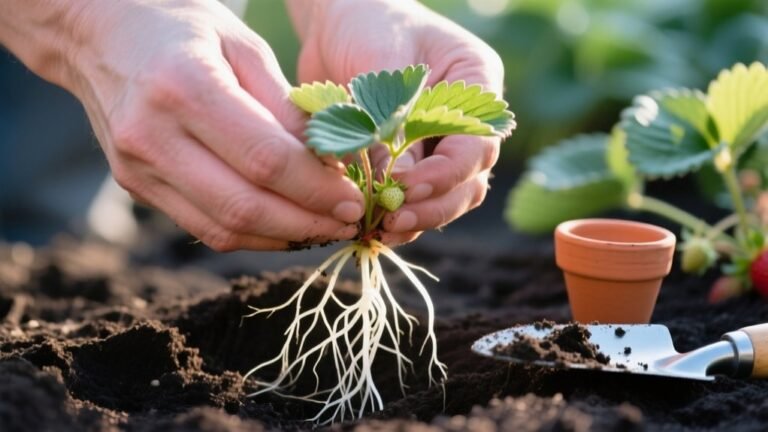 cultivating healthy strawberry roots
