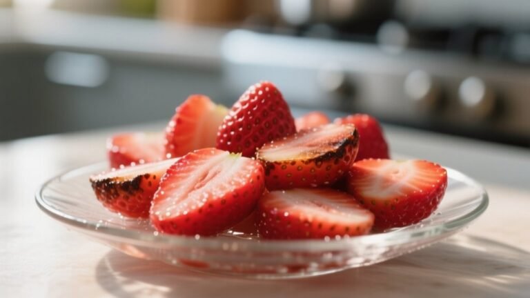 cut strawberries shelf life