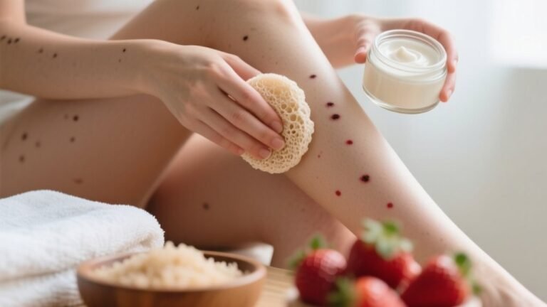 eliminating strawberry skin effectively