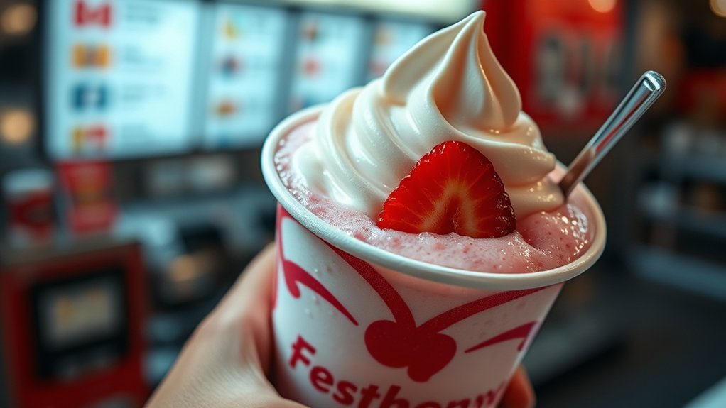 fans love strawberry frosty