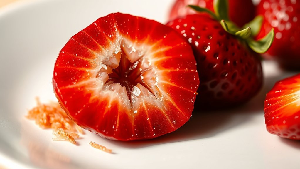 fiber reduces strawberry carbs