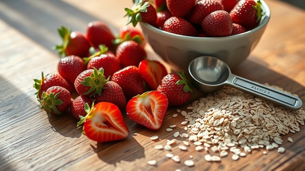 fiber rich strawberries support health