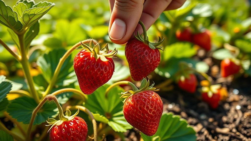 frequent strawberry harvesting tips