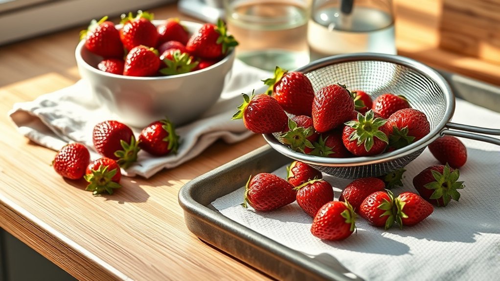 fresh strawberries storage tips