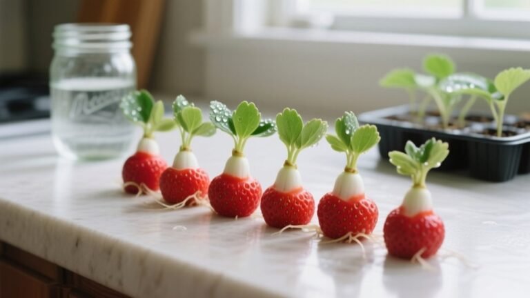 grow strawberries from tops