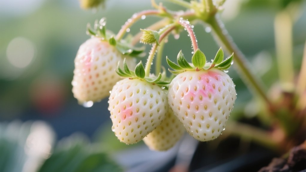identifying white strawberry varieties