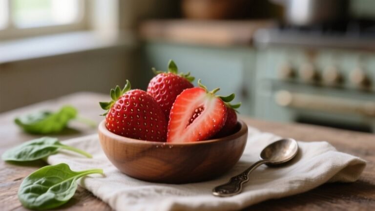 iron content in strawberries