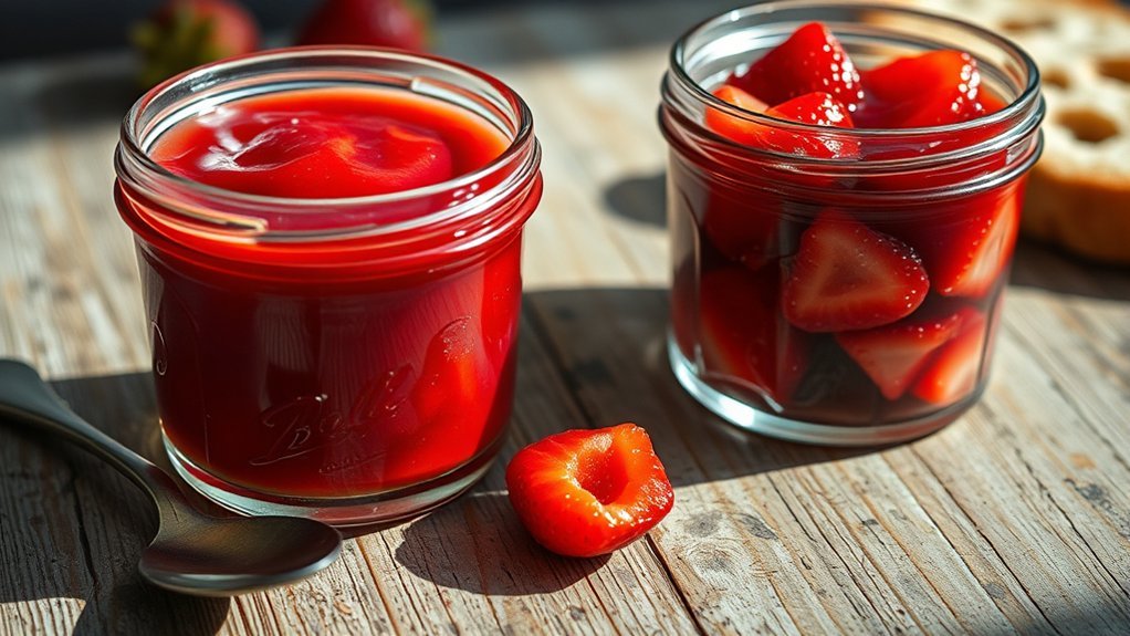 jam is smooth preserves chunky