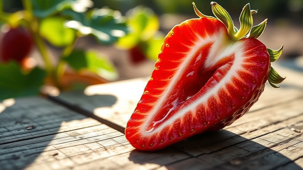 juicy red aggregate fruit