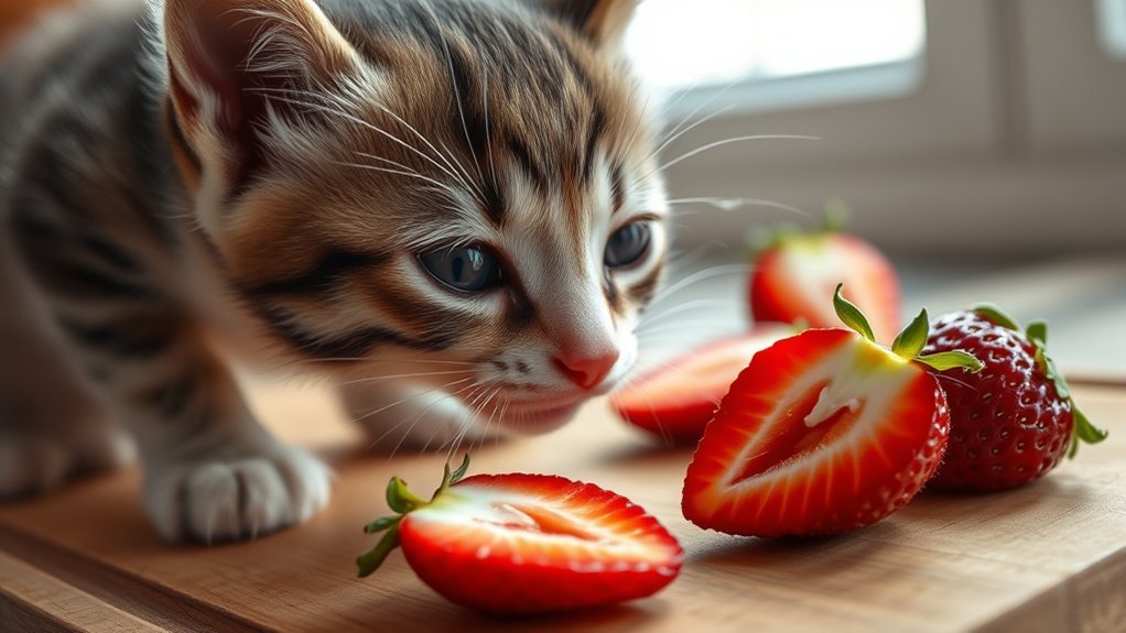 kittens should avoid strawberries