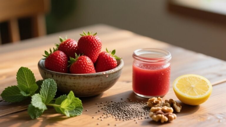 liver friendly nutrients in strawberries