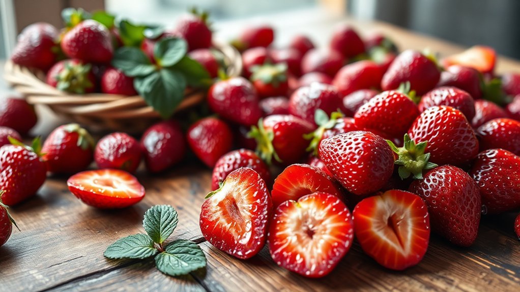 low calorie nutritious strawberries