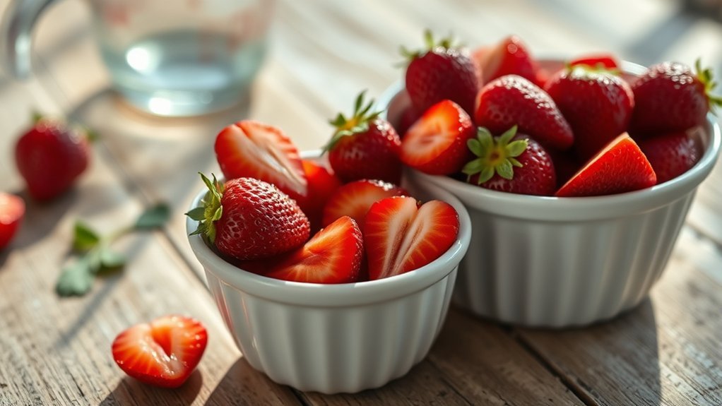 low calorie strawberry benefits
