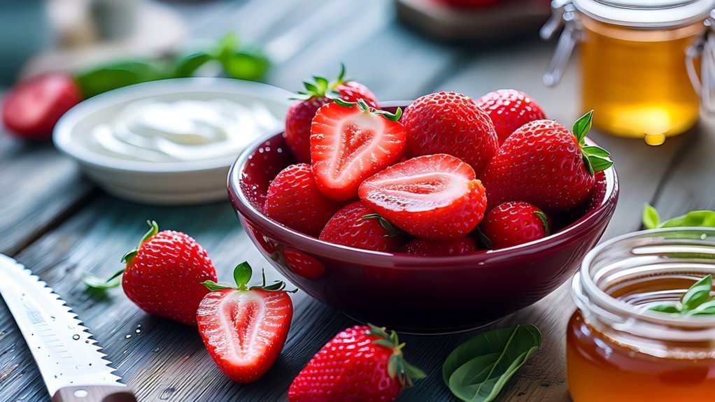 maximize fresh strawberry usage