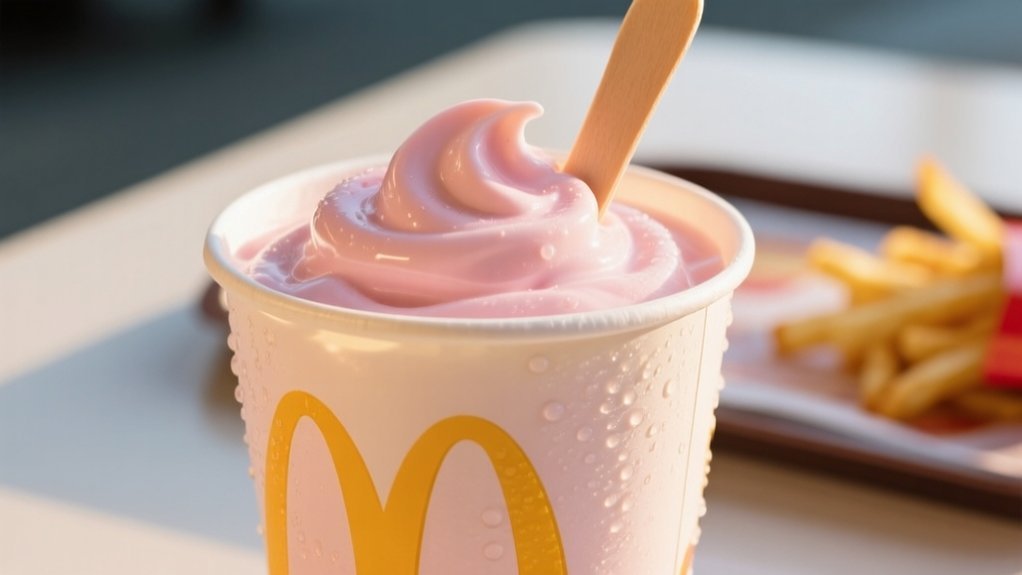 mcdonald s offers strawberry shakes