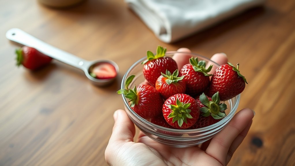 moderate strawberry intake recommended