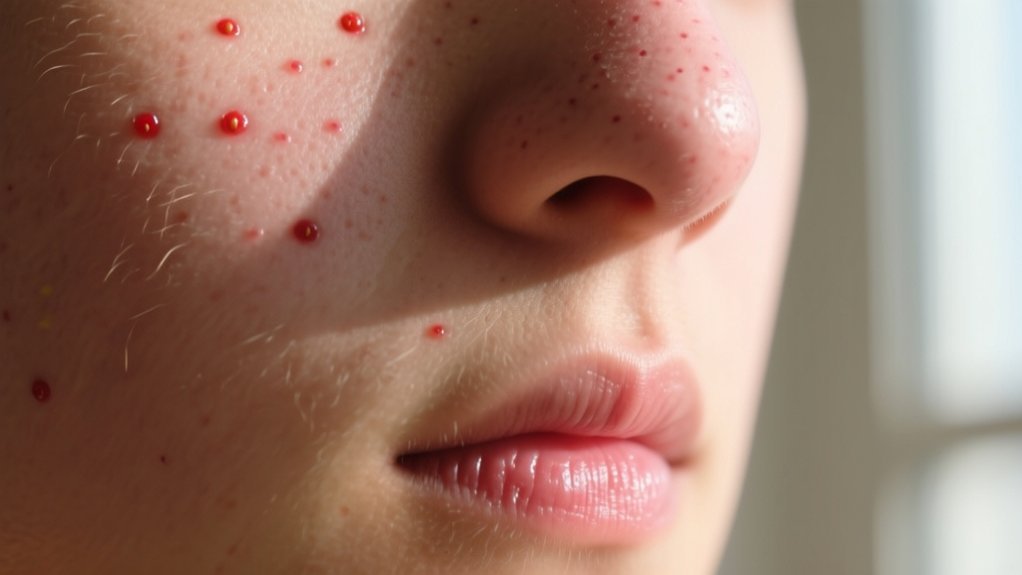 nose appearance resembling strawberry