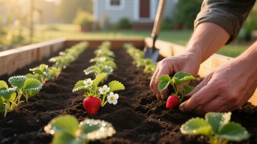 optimal planting times strawberries