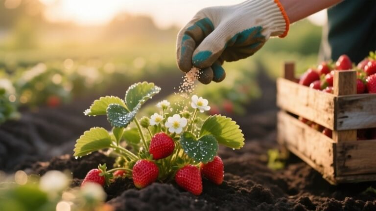 optimal strawberry fertilization timing