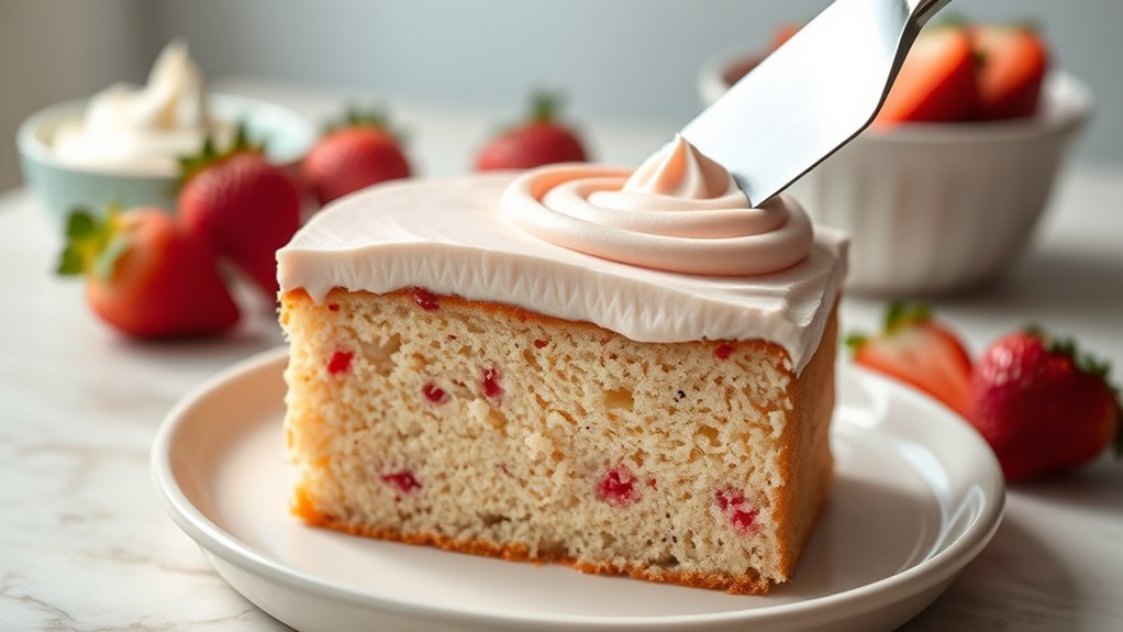 perfect frosting for strawberry cake
