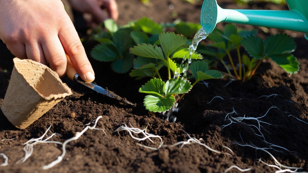 planting strawberry bushes tips