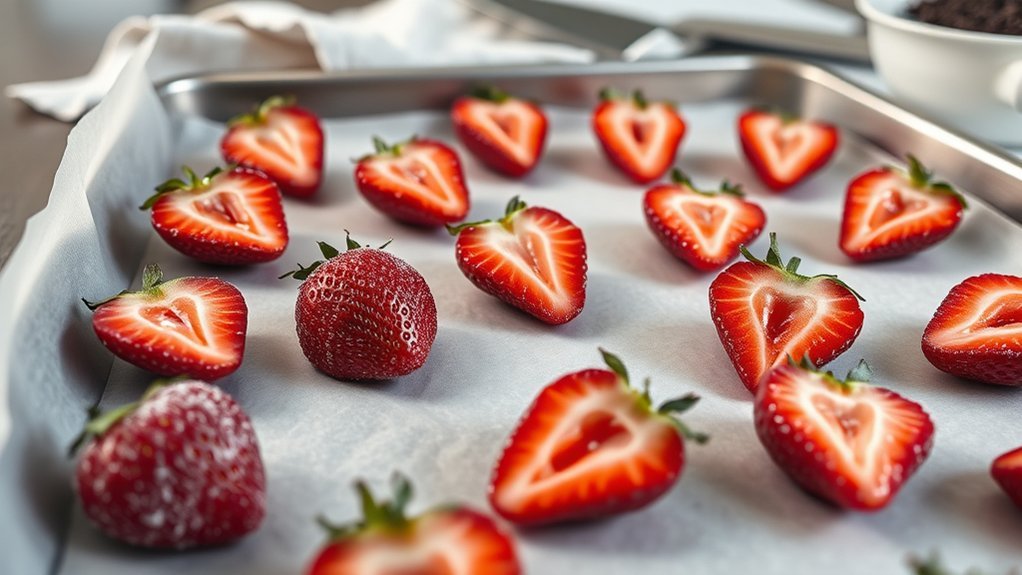 prevent freezer burn strawberries