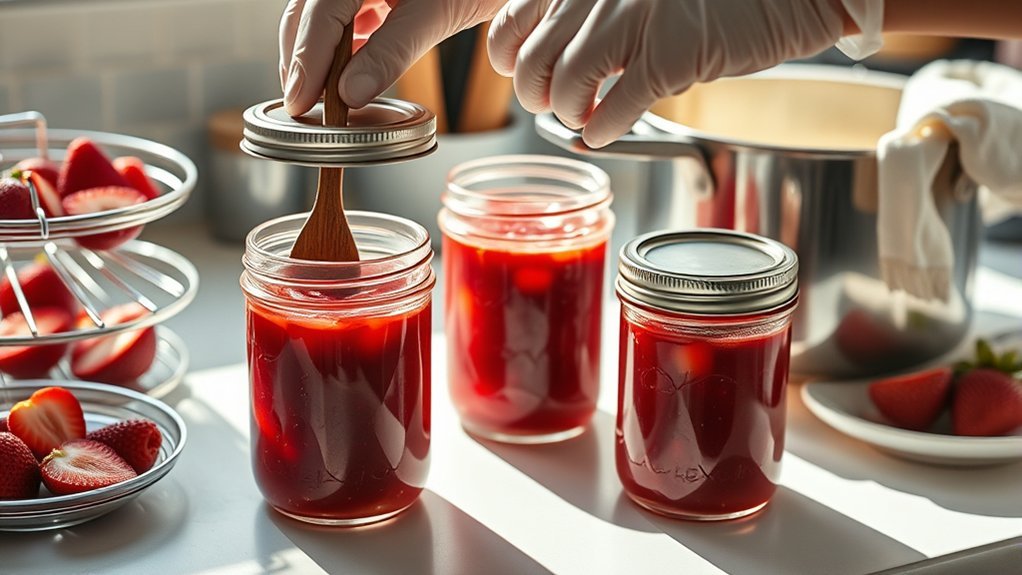 prevent homemade jam contamination
