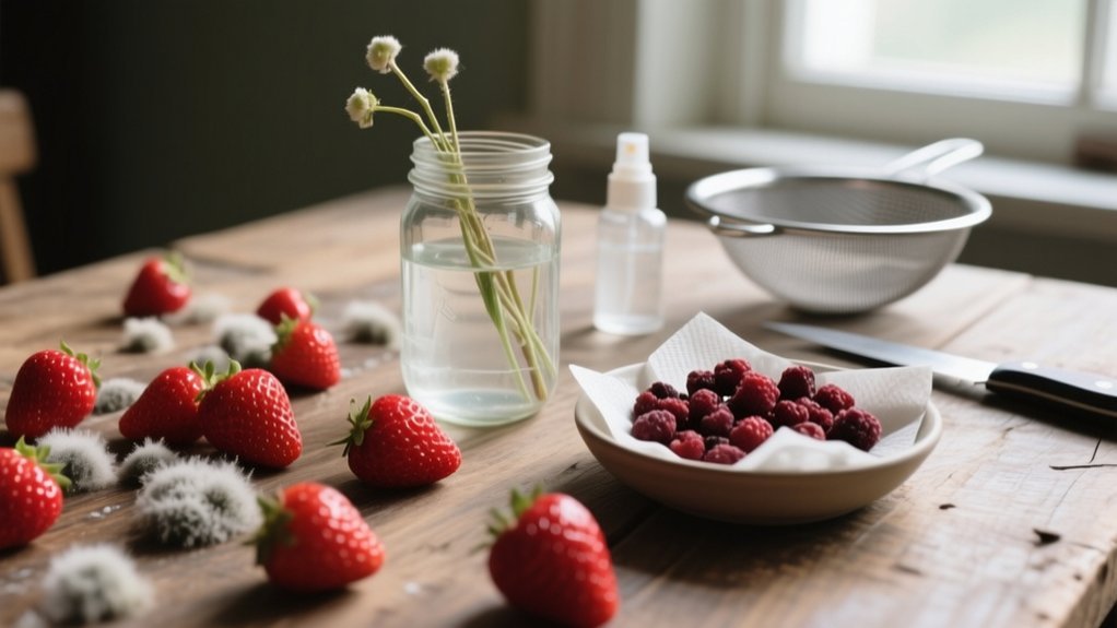 prevent strawberry mold growth