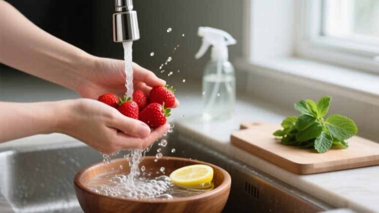 removing pesticides from strawberries