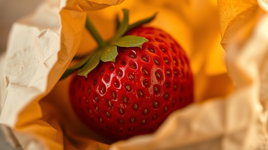 ripen strawberries in bag
