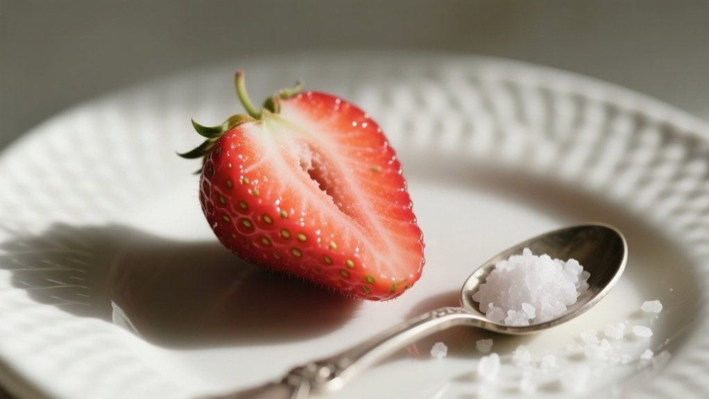 sodium content in strawberries