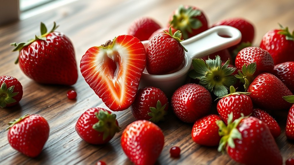 standard serving size strawberries