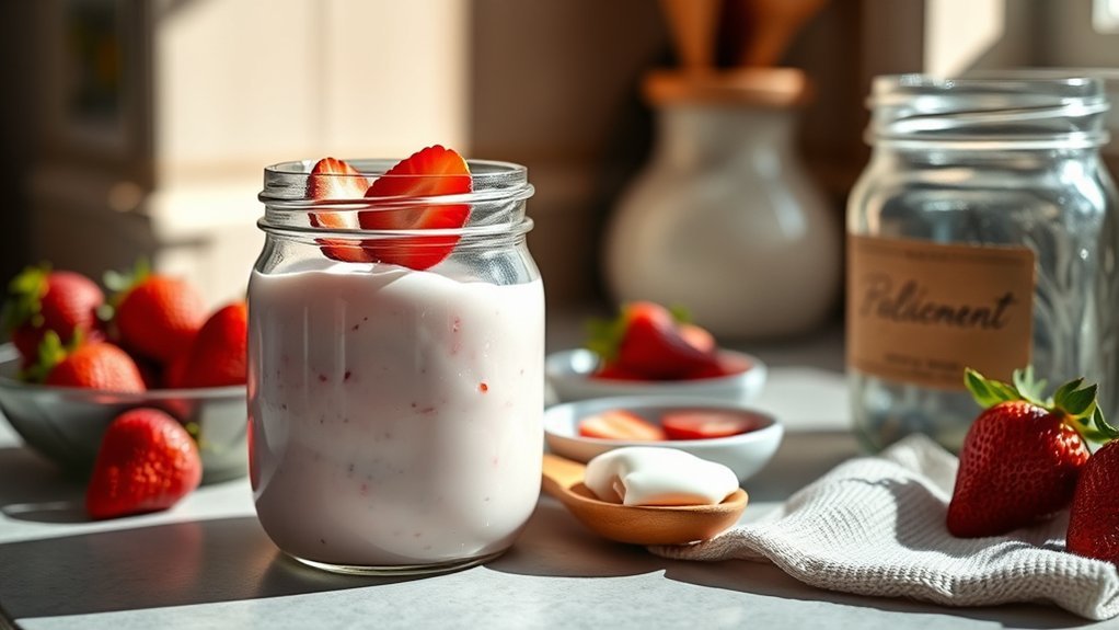 store and serve yogurt