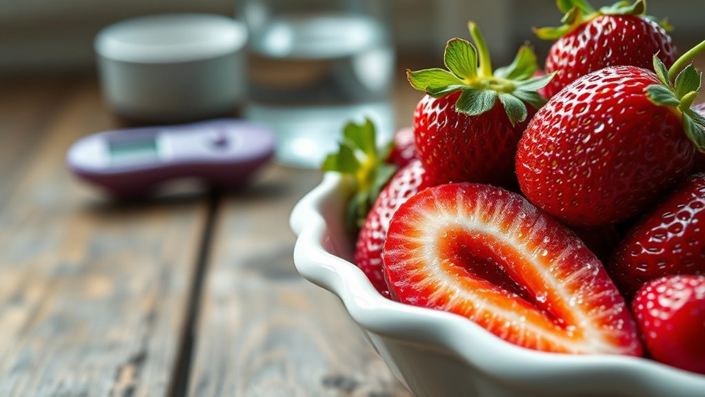 strawberries aid diabetes management
