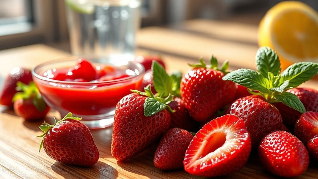 strawberries alleviate gout inflammation