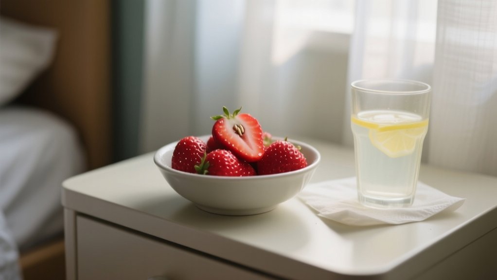 strawberries beneficial when sick