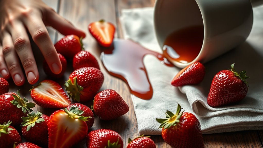 strawberries cause digestive discomfort