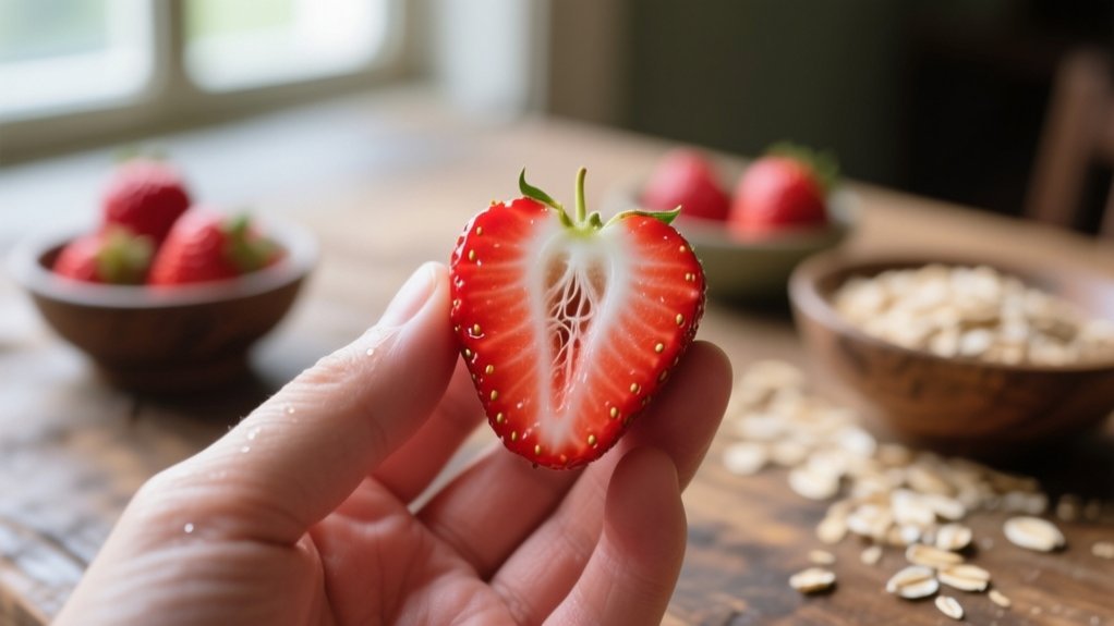 strawberries contain dietary fiber