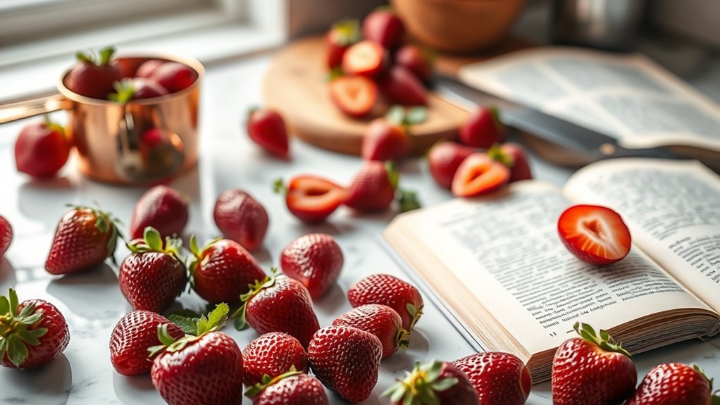 strawberries enhance french desserts