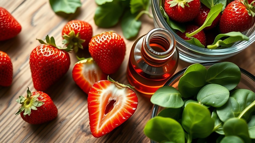 strawberries enhance liver health