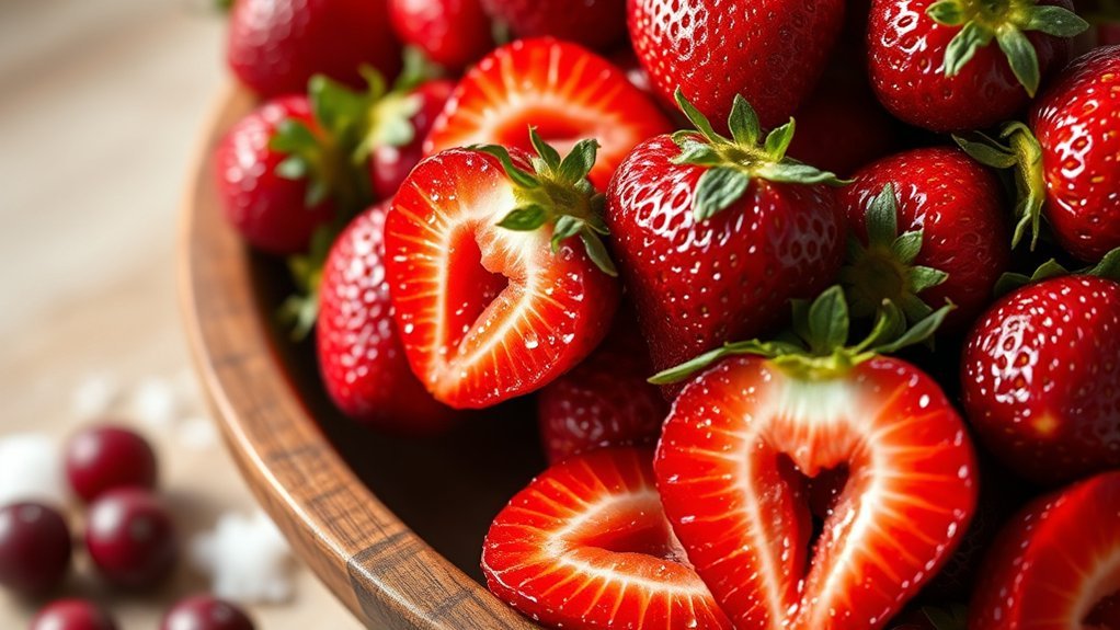 strawberries healthy low sugar option