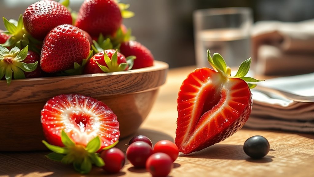 strawberries improve heart health