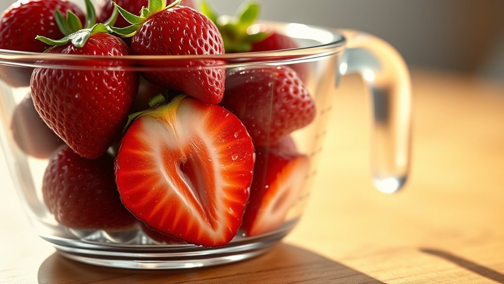 strawberries moderate sugar nutritious